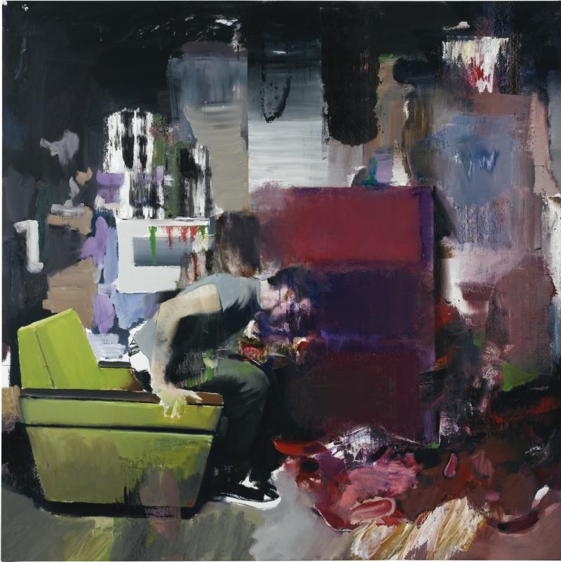 Artwork by Adrian Ghenie, THE FAKE ROTHKO, Made of oil on canvas