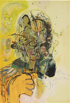 EURIPIDES AFTER DE CHIRICO OBSCURED BY FLOWERS NO. II - Elliott Hundley