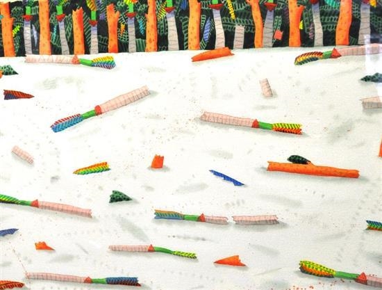 Scattered and Fallen Palms by Ian Tremewen