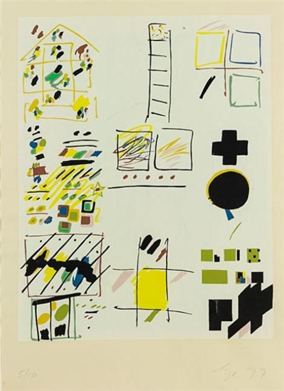 Untitled  - Abstract by Gordon Crook, 1979