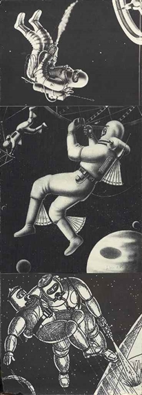 Untitled (Panel from Man, Machine and Motion) by Richard Hamilton, 1955