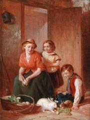 A Pair: Sewing & Peeling by William Hemsley