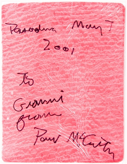 Trans Gum by Paul McCarthy, 2001