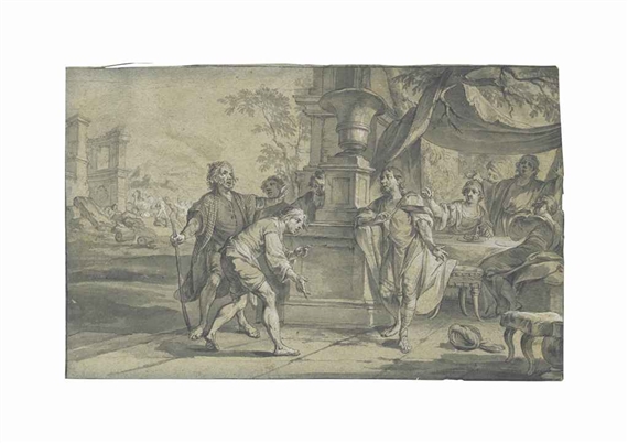 Christ in the House of Matthew by Johann Wolfgang Baumgartner