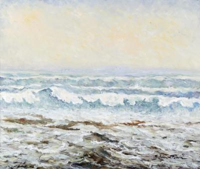 Artwork by Sylvia Purwin Figueiredo Hawk Trigoso, Chargers, Made of Oil on canvas