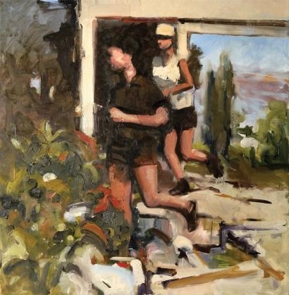 Artwork by Michal Sheizaf, 1951-2013, Made of Oil on canvas