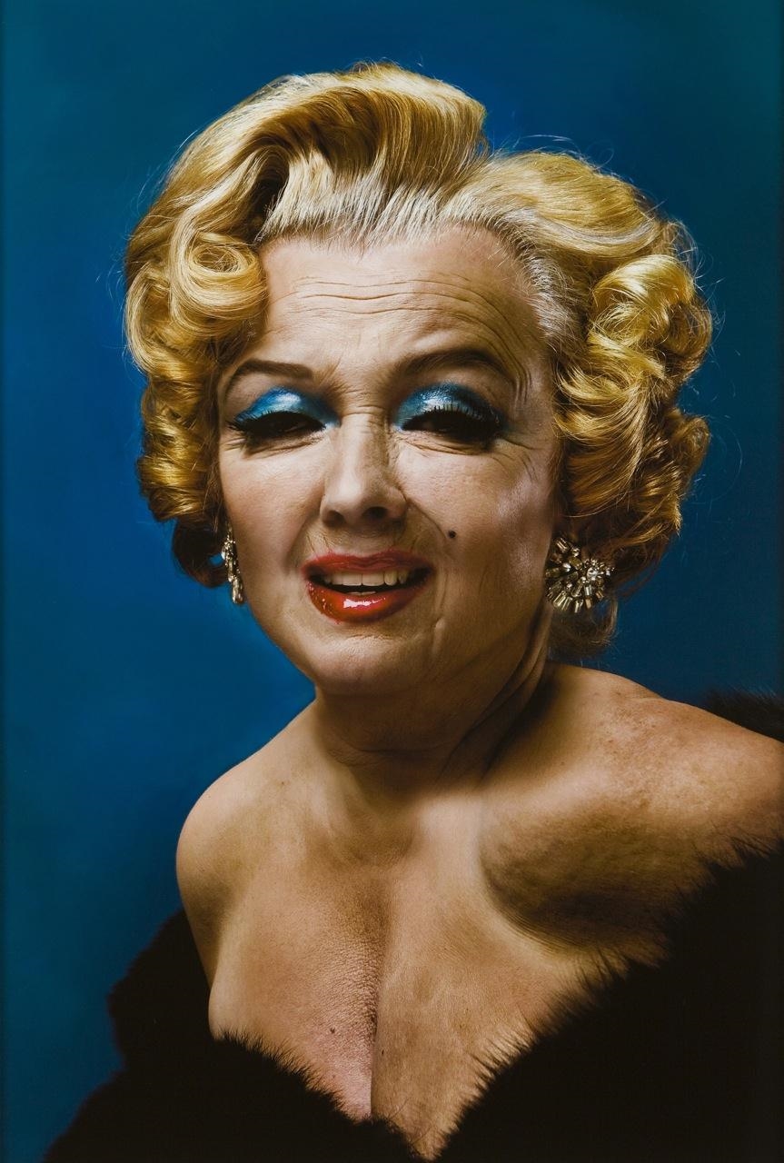 Artwork by Andrzej Dragan, Old Marilyn Monroe, Made of C-Print