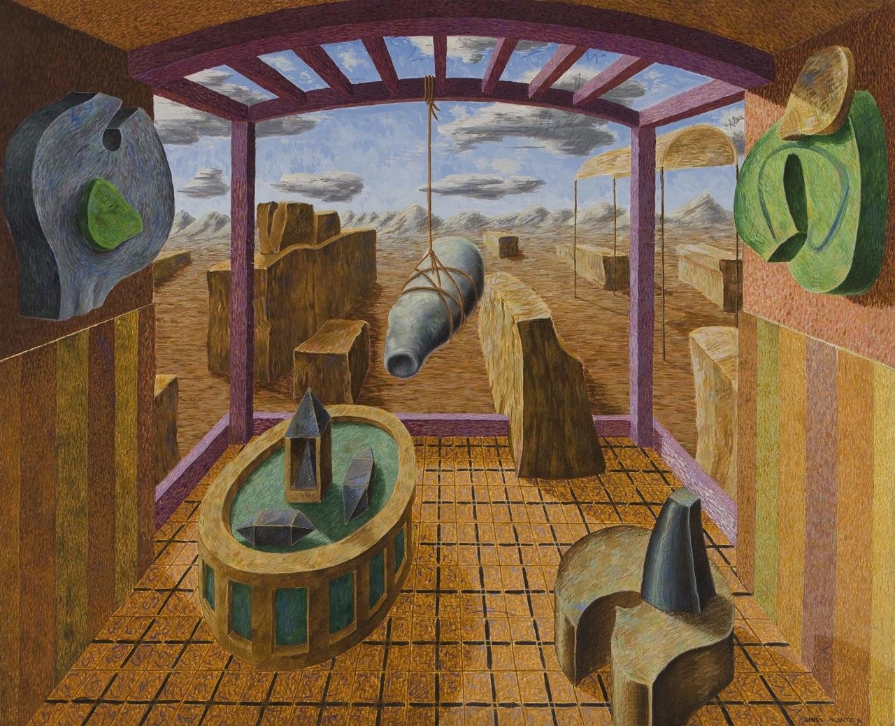 Artwork by Vicente Ginés, Untitled, Made of Oil on canvas