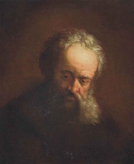 Rembrandt van Rijn | Head of a bearded man | MutualArt