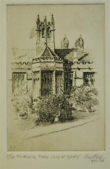 Old Medical School, U'sity of Sydney by Lloyd Rees, 1922-1976