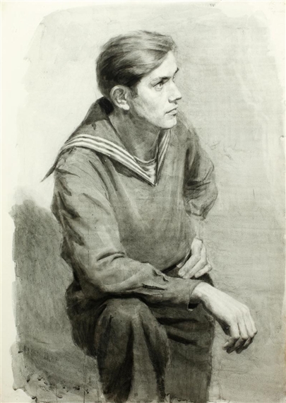 Dimitri Semakov | Portrait of young sailor | MutualArt