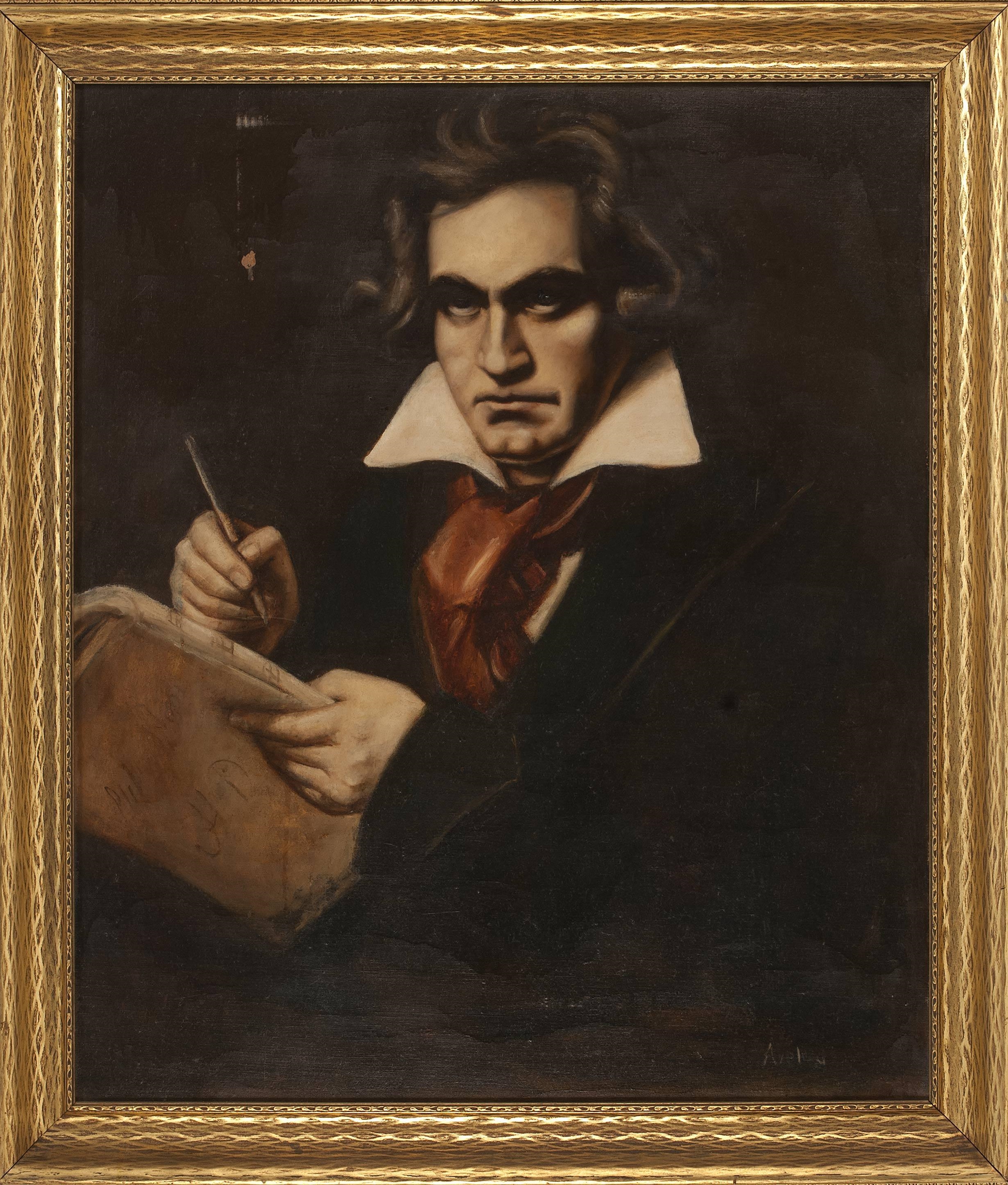 Portrait of a composer by American School, 20th Century