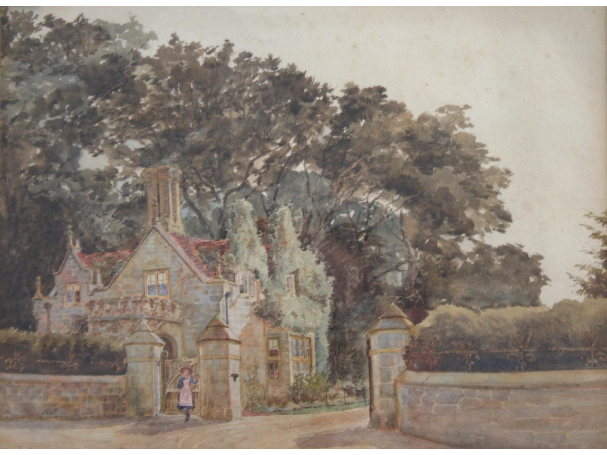 Ernest Arthur Rowe 4 Works Lych gate, speldhurst church ; Lodge