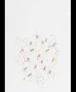 Sketch for Cubist Flowers by Ger van Elk