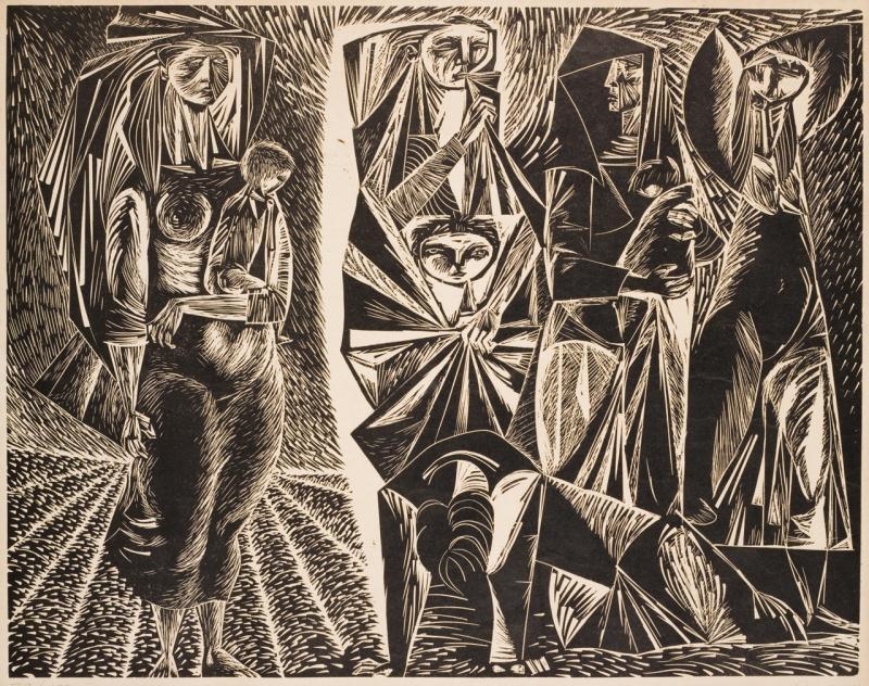 As Mães by Júlio Pomar, 1951
