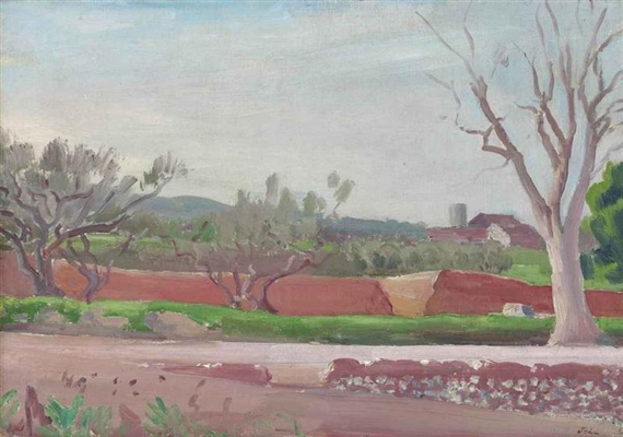 Road to Martigues by Augustus Edwin John