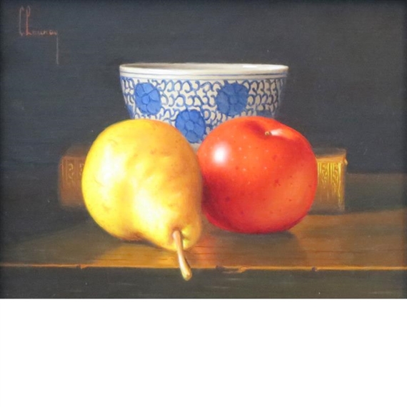 Pomme, Poire et Coupe Chinois by Jean-Claude Chauray