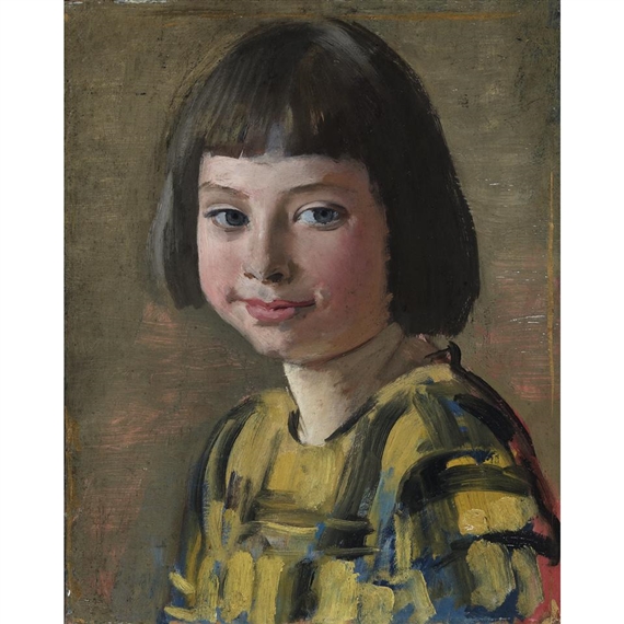 POPPET JOHN, AGE 12 (THE ARTIST’S DAUGHTER) by Augustus Edwin John
