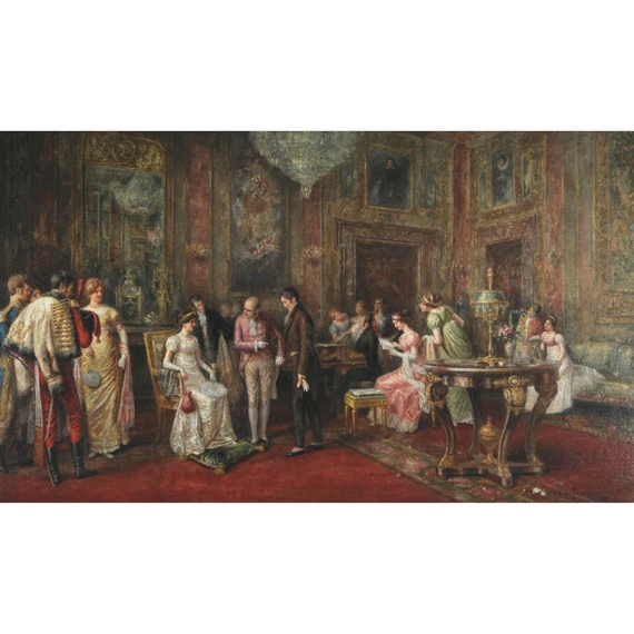 PRESENTATION OF A PROSPECTIVE SUITOR by Angelo Zoffoli