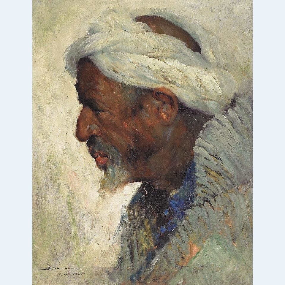 Carlos Abascal | Portrait Of An Arab (1928) | MutualArt