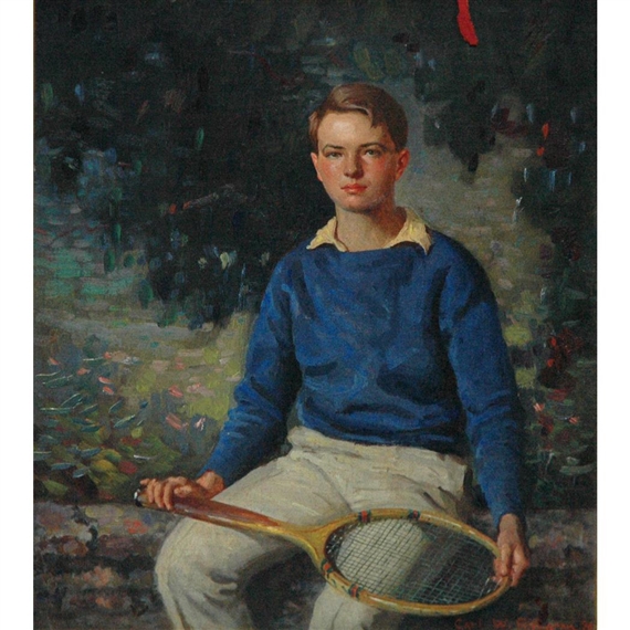 Young Tennis Pro by Carl Wendell Rawson, 1936