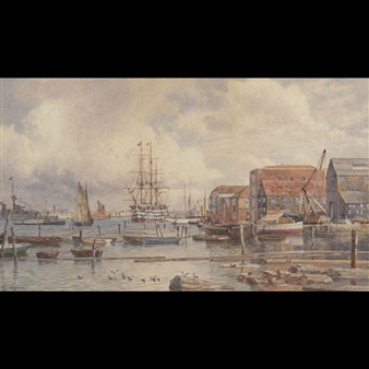 At the quayside (portsmouth harbour?) - Martin Snape