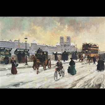 Booksellers on the quai de montebello, paris - Alex Schaefer