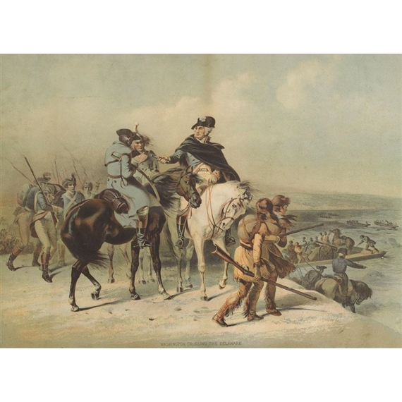 WASHINGTON CROSSING THE DELAWARE - Major and Knapp