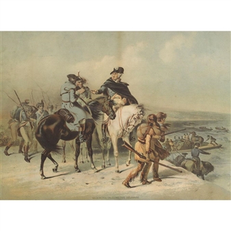 WASHINGTON CROSSING THE DELAWARE - Major and Knapp