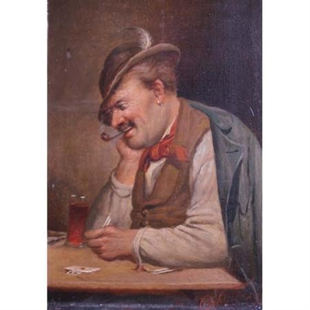 The Gambler by Carl Schleicher