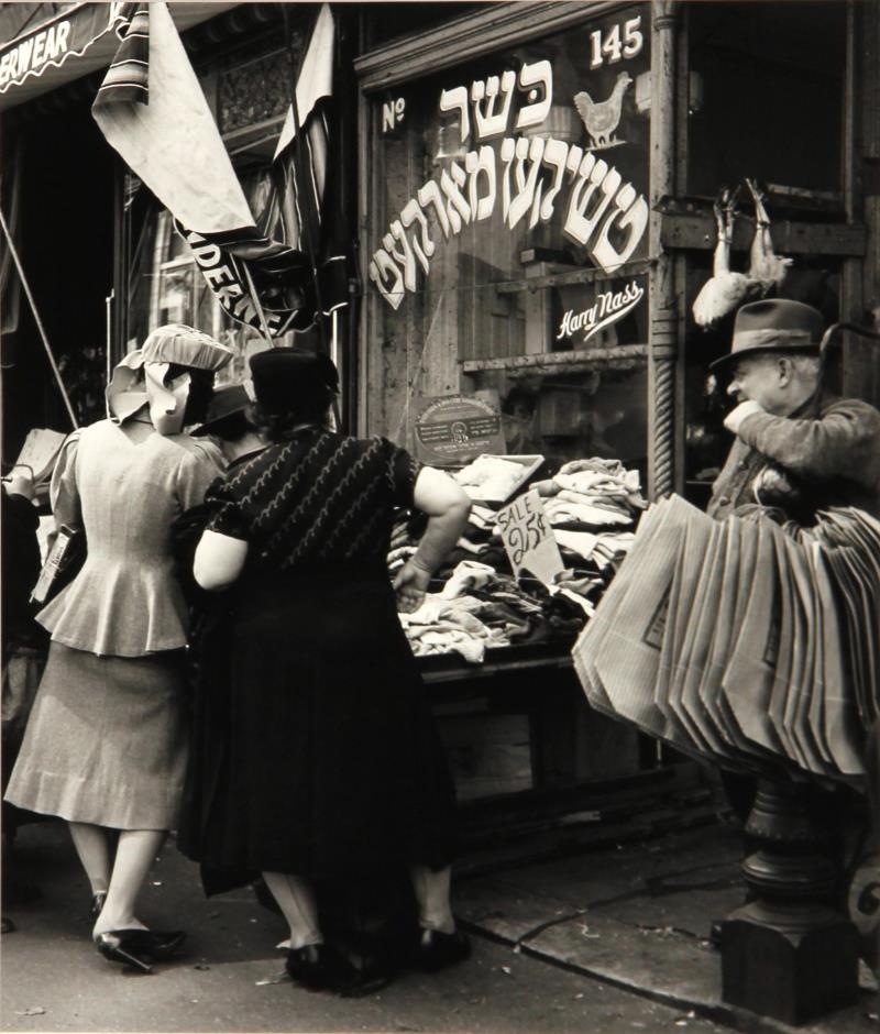 Jewish Shop on the Lower East Side, Manhattan by Andreas Feininger, 1949