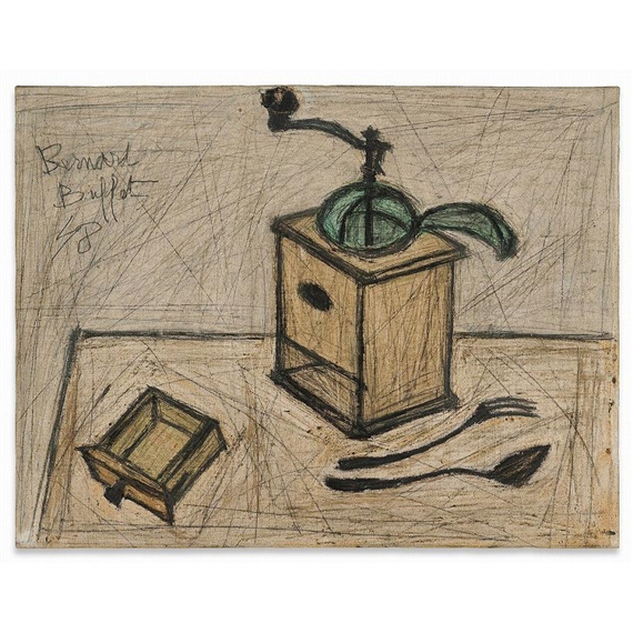 ベルナール・ビュッフェ、【Nature morte aux tomates】