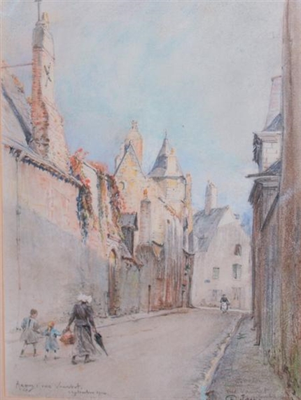 Angers: Rue Vauvert by Charles Jouas, 1914