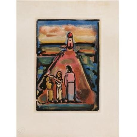 Georges Rouault | CHRIST ET DISCIPLES (1936) | MutualArt