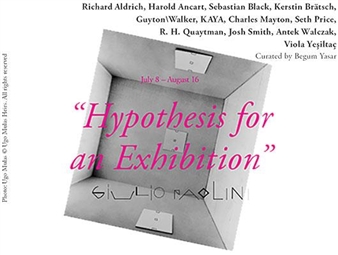 Hypothesis for an Exhibition - LGDR, New York (Madison Av.)