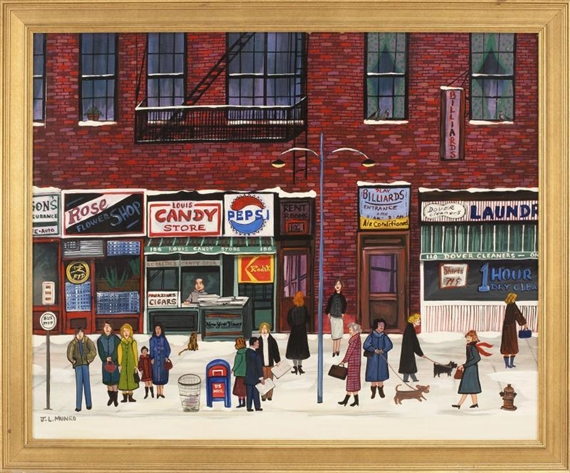 Columbus Avenue (New York) by Janet Munro