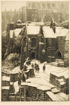 THE ALMONRY (COMSTOCK 34) - Frederick Landseer Maur Griggs