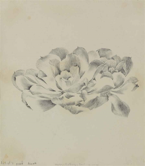 Untitled (Flowers III) by Ruth Asawa, 1965