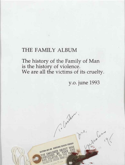 Untitled (The Family Album) by Yoko Ono, 1993-1995