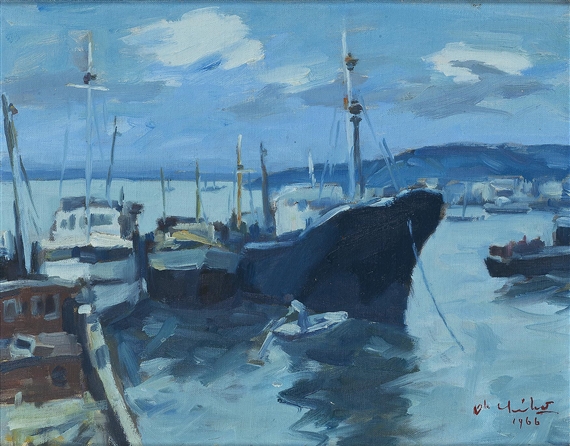 The Harbor by Oh Chi-Ho, 1966