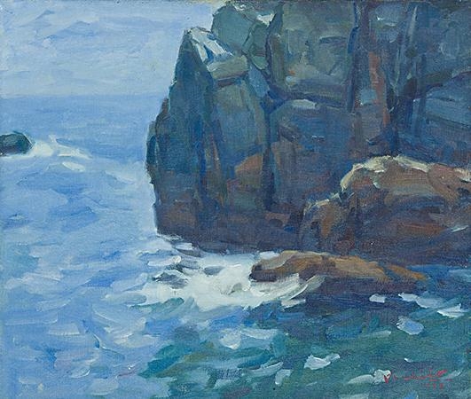 Seascape by Oh Chi-Ho, 1969