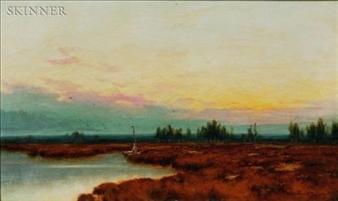 Inlet at Sunset - Frank Merritt