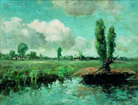 Headed Down the River by George A. Boyle, 1889