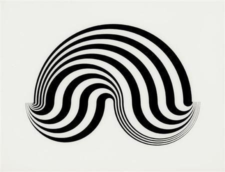 Bridget Riley | FRAGMENT 5 (S. 5E) (1965) | MutualArt