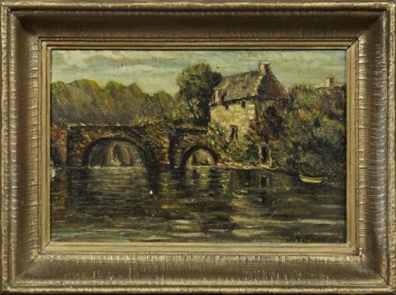 The Stone Bridge by the Mill - J. M. Even