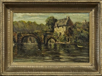The Stone Bridge by the Mill - J. M. Even