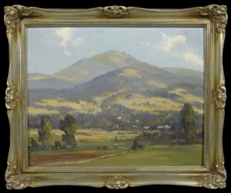 Landscape with Mountains - Egon Rosbroy