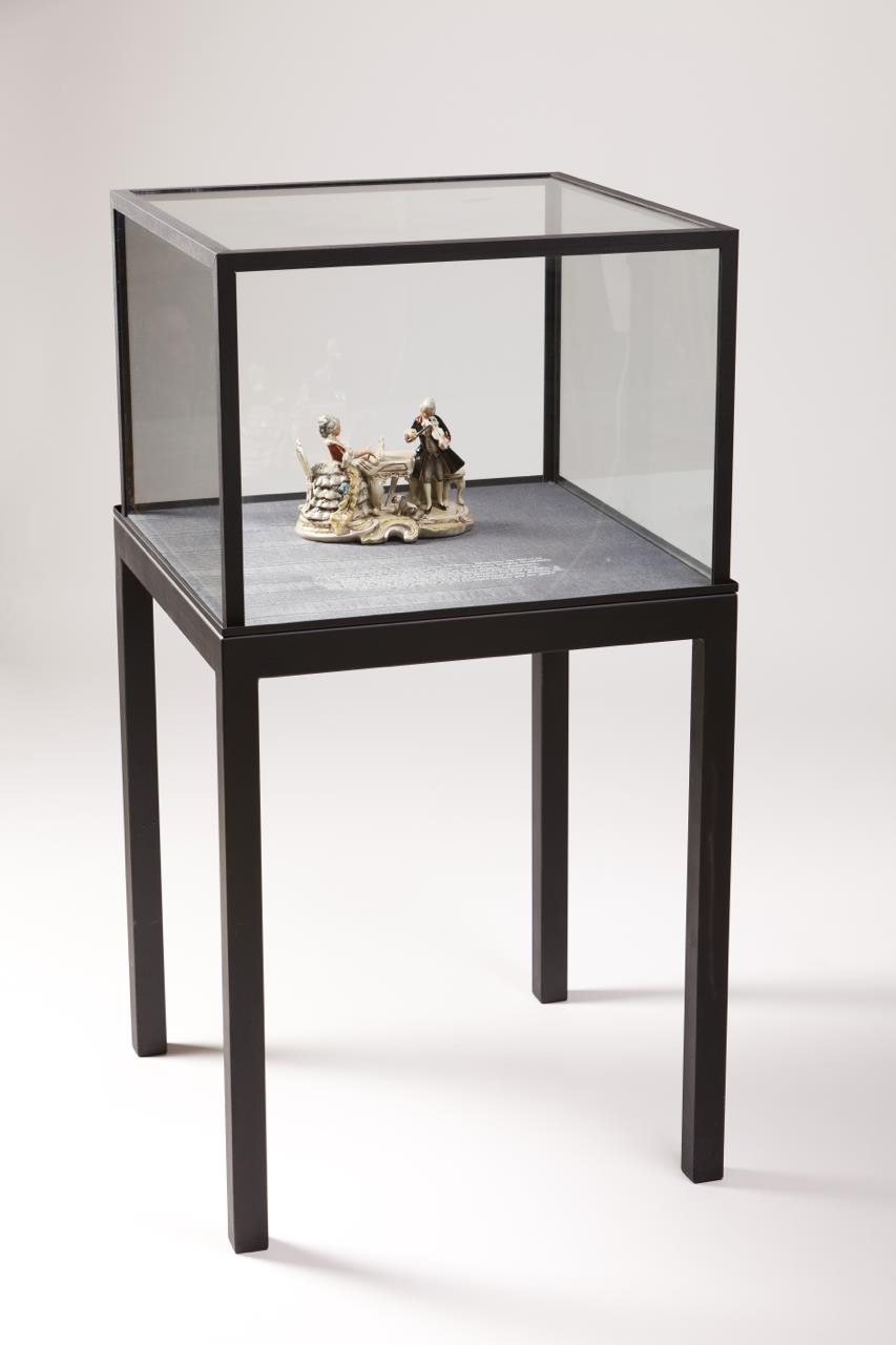 Artwork by Vasco Araújo, Untitled, Made of Porcelain and showcase in metal