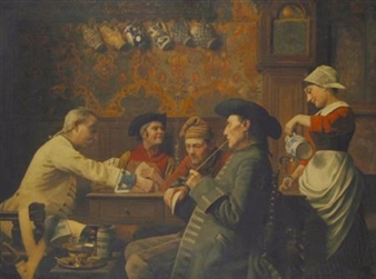 Tavern Scene - Emile Godding