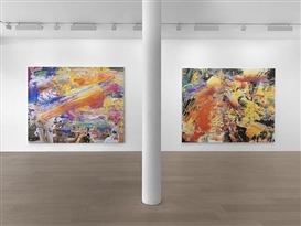 Jim Lambie “Answer Machine” and Urs Fischer at Sadie Coles HQ, London